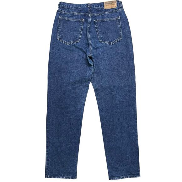 Vintage 90s Calvin Klein Sport Women's Blue Mom Jeans - Dark Washed Hi Rise - 14 - Picture 3 of 11